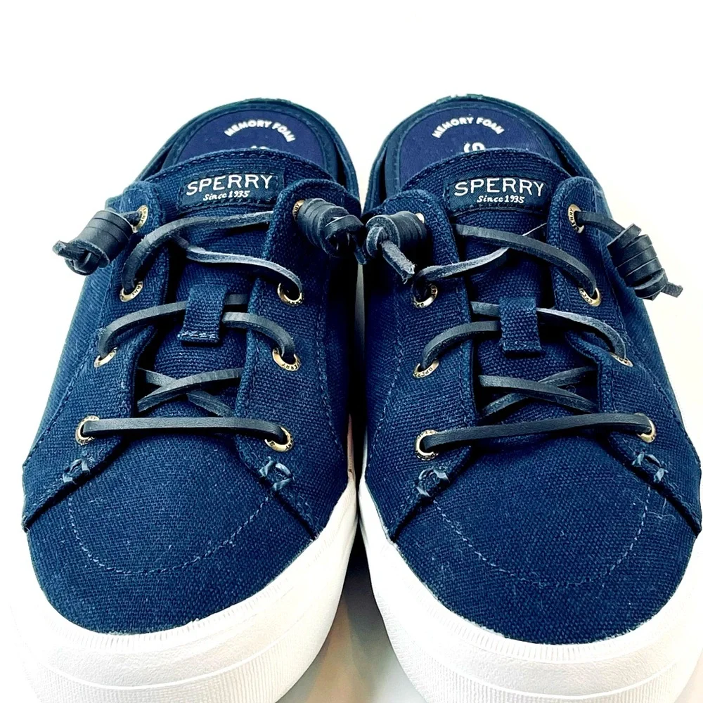 Sperry Navy Crest Mule Sneaker STS84171 Womans’ Size 11M (#F241-23) - Picture 3 of 10